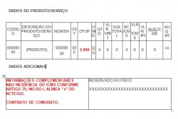 Remessa Comodato